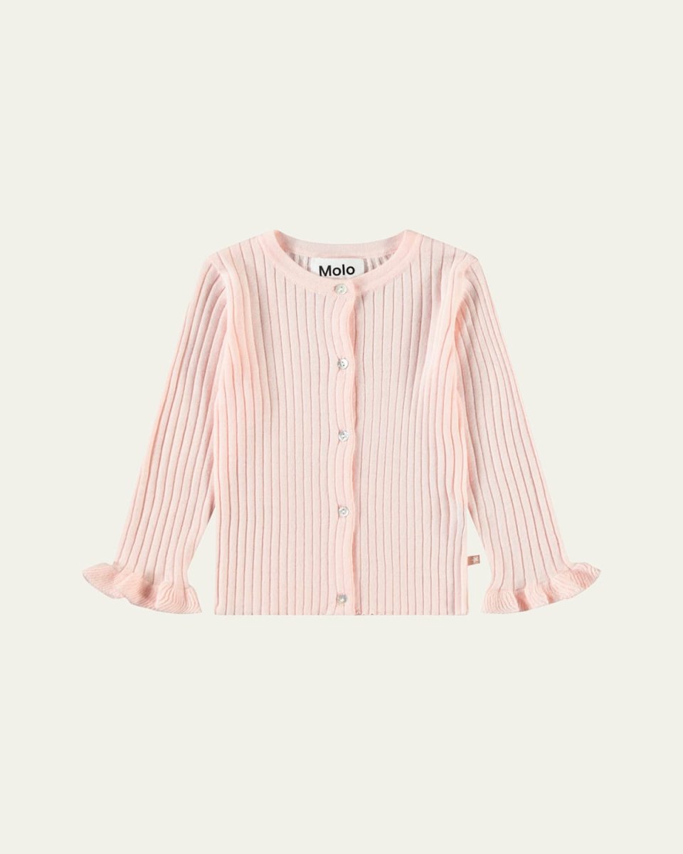 Girl's Gavi Ribbed Sweater, Size 3M-4